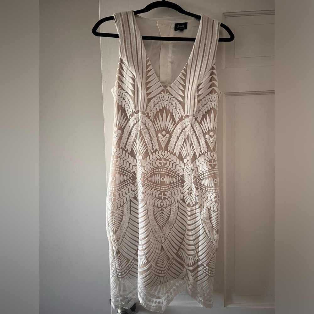 Bardot Embroidered Lace Dress
